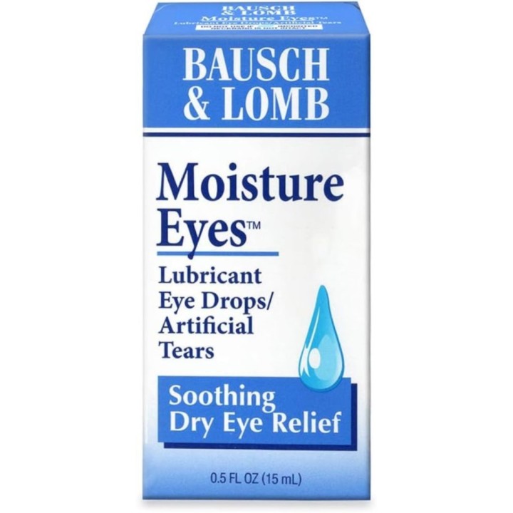 Bausch & Lomb Moisture Eyes Lubricant Eye Drops, Soothing Dry Eye
