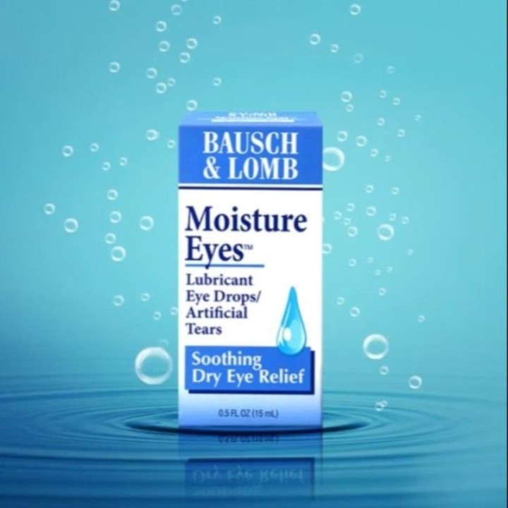 Bausch & Lomb Moisture Eyes Lubricant Eye Drops, Soothing Dry Eye