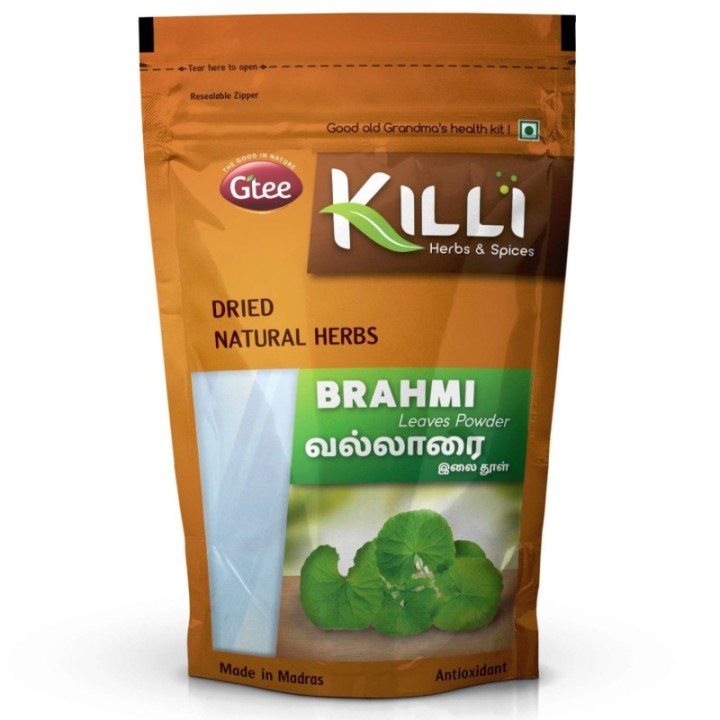 Killi Brahmi Leaves Powder Gotu Kola 100g