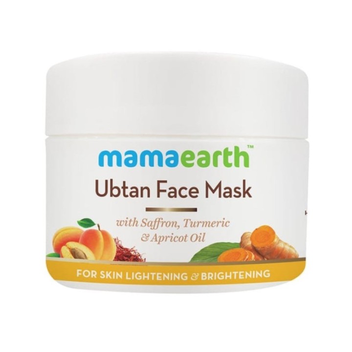 Mamaearth Ubtan Face Mask with Saffron, Turmeric & Apricot Oil