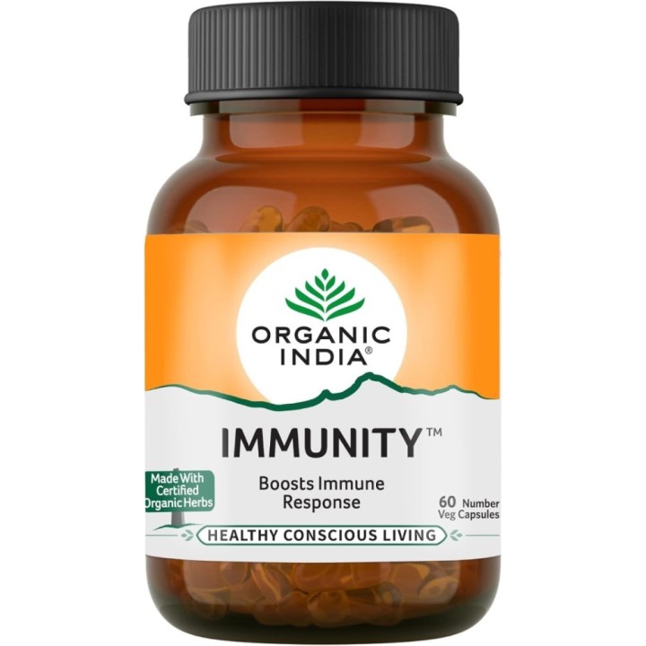 Organic India Immunity Boosts Immune Response, 60 Capsules