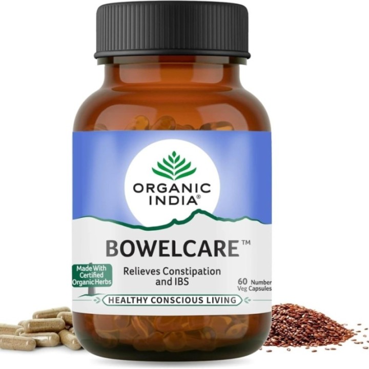 Organic India Bowel Care Relieves Constipation & Ibs, 60 Capsules