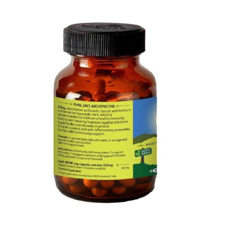 Organic India Giloy Immune Support, 60 Capsules