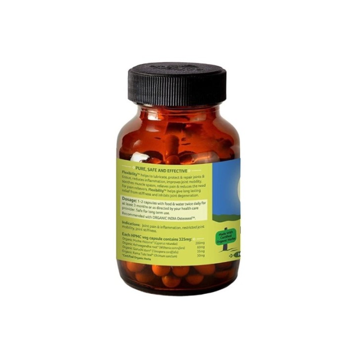 Organic India Flexibility Joint Pain Relief, 60 Capsules