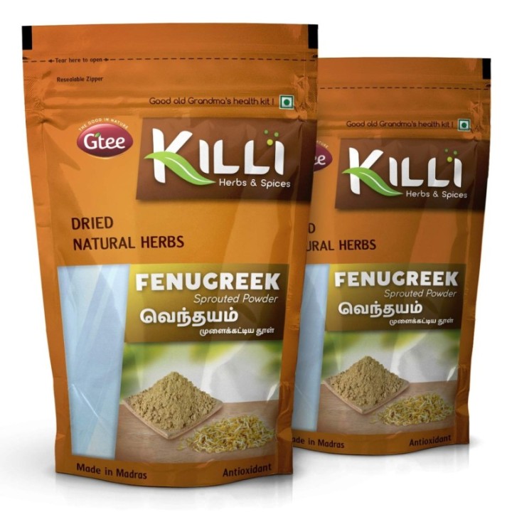Killi Herbs & Spices Fenugreek Sprouted Seed / Methi (100g)