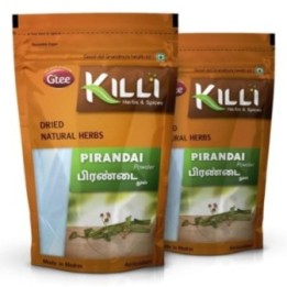 Killi Herbs & Spices Pirandai Powder / Hadjod / Veld Grape (100g)