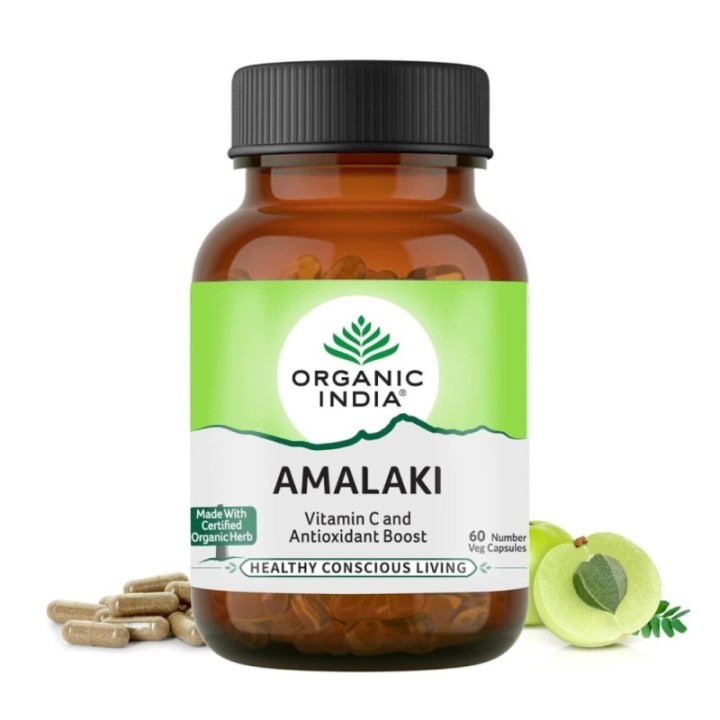 Organic India Amalaki Vit C & Antioxidant Boost, 60 Capsules