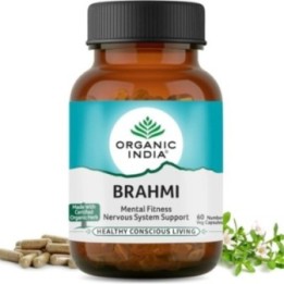 Organic India Brahmi Mental Fitness, 60 Capsules