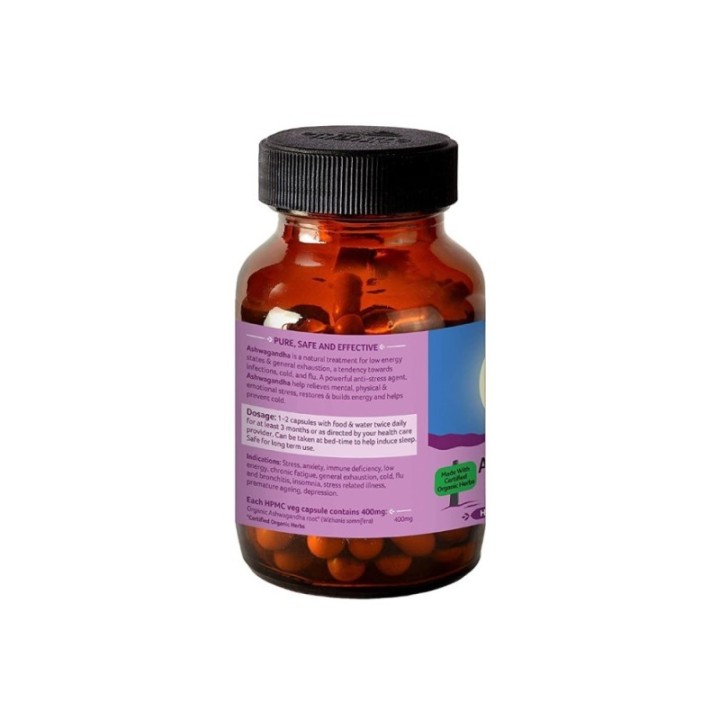 Organic India Ashwagandha Relieves Stress & Builds Vitality