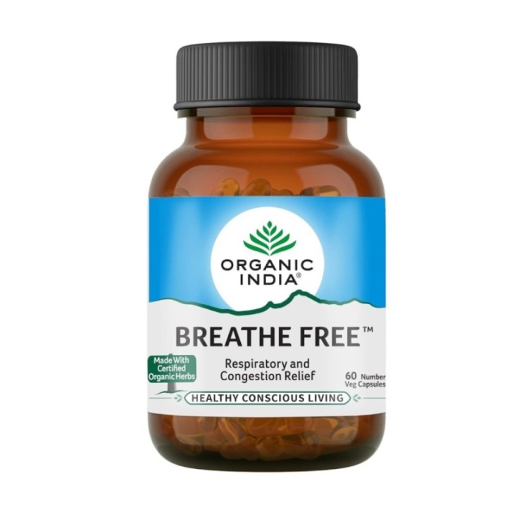 Organic India Breathe Free Respiratory & Congestion Relief