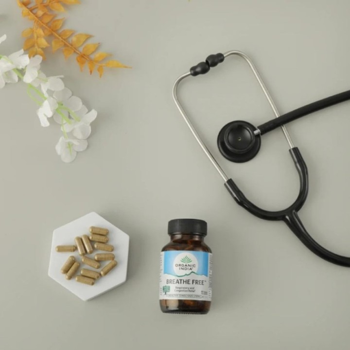 Organic India Breathe Free Respiratory & Congestion Relief