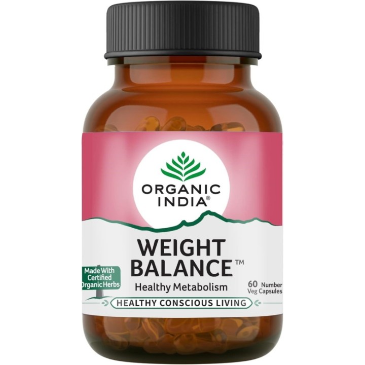 Organic India Weight Balance Healthy Metabolism, 60 Capsules