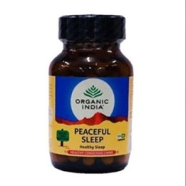 Organic India Peaceful Sleep Healthy Sleep, 60 Capsules