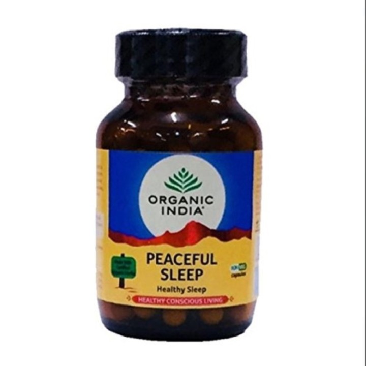 Organic India Peaceful Sleep Healthy Sleep, 60 Capsules