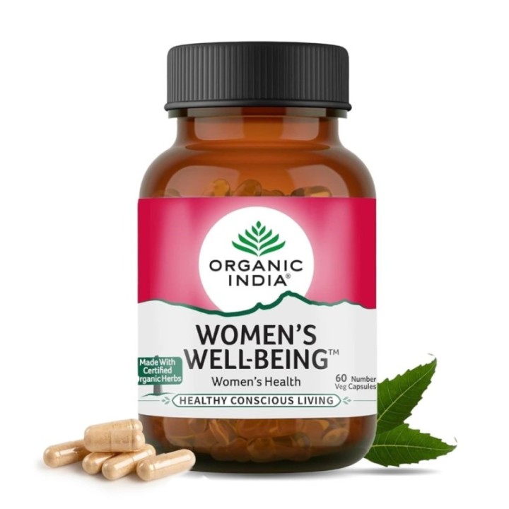 Organic India Women's Well Being Women's Health, 60 Capsules