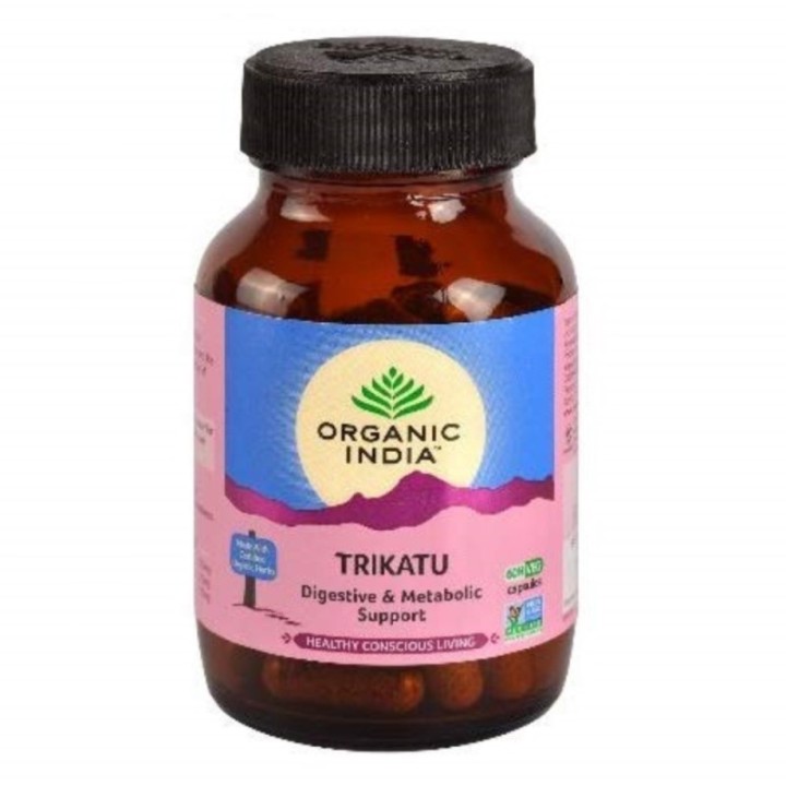 Organic India Trikatu Digestive & Metabolic Support, 60 Capsules