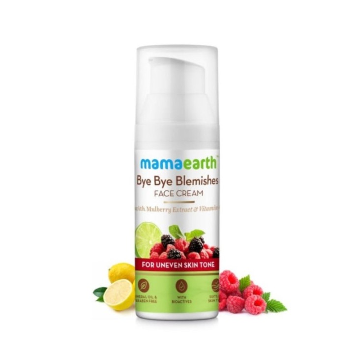 Mamaearth Bye Bye Blemishes Face Cream with Mulberry Extract