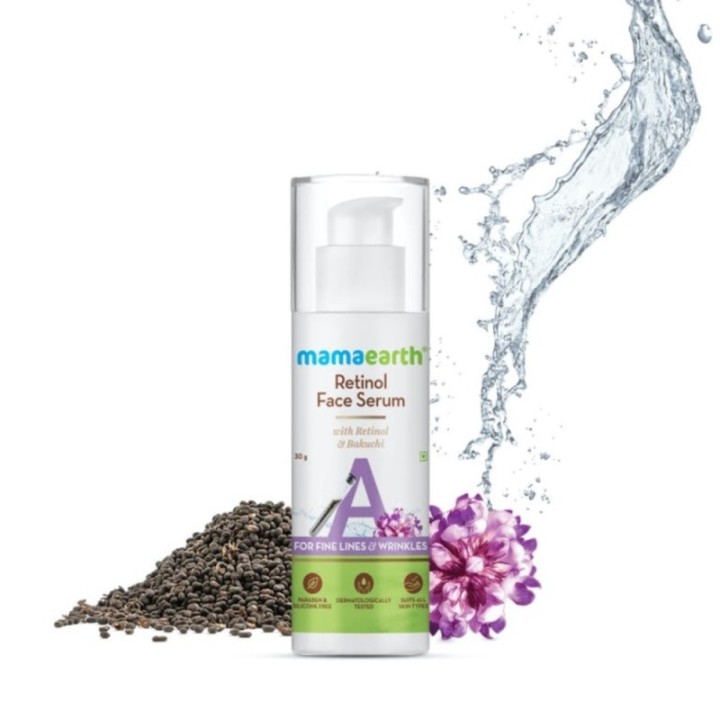 Mamaearth Retinol Face Serum with Retinol & Bakuchi, for Fine Lines