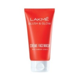 Lakme Blush & Glow Strawberry Creme Face Wash (100g)