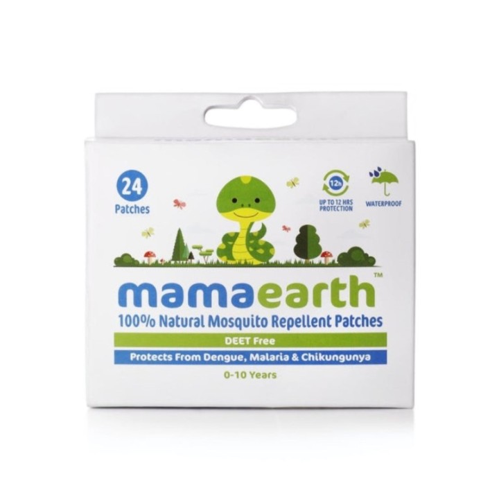 Mamaearth 100% Natural Mosquito Repellent Patches, 24 Patches