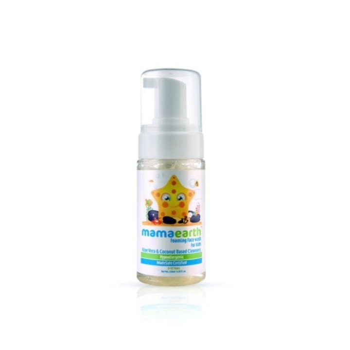Mamaearth Foaming Face Wash for Kids with Aloe Vera & Coconut