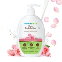 Mamaearth Rose Body Lotion with Rose Water & Milk, for Deep Hydration