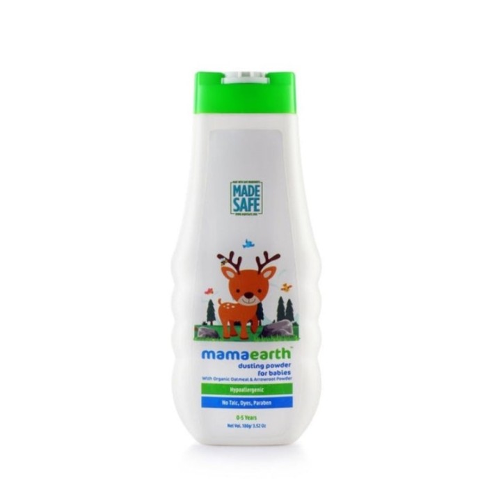Mamaearth Dusting Powder for Babies with Organic Oatmeal & Arrowroot