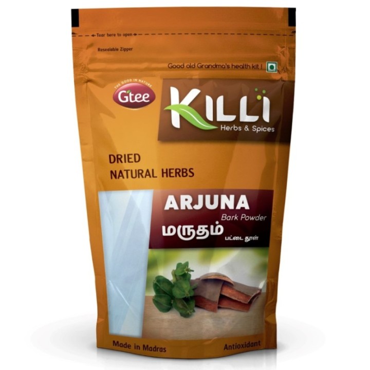 Killi Herbs &Amp; Spices Arjuna Bark Powder (Marutham Pattai)