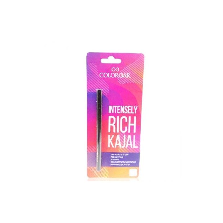 Colorbar Intensely Rich 12hr Smudge-Proof Kajal - Black (0.3g)