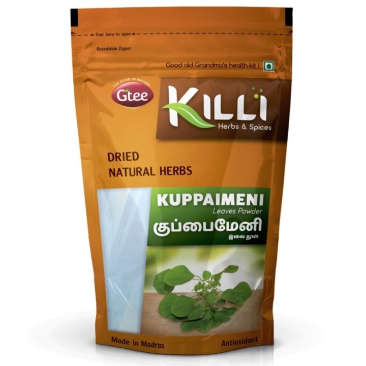 Killi Herbs & Spices Kuppaimeni Leaves Powder (Indian Nettle Leaves