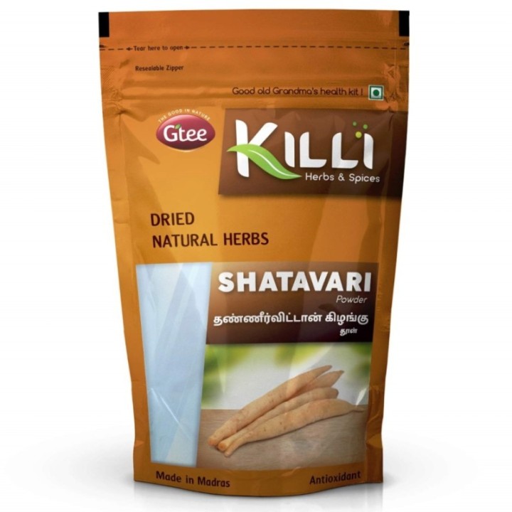 Killi Herbs & Spices Shatavari Powder (Asparagus Racemosus), (Hormone