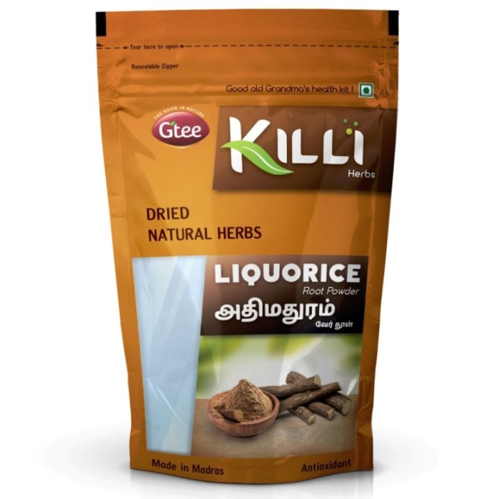 Killi Herbs & Spices Liquorice Root Powder (Mulethi, Yastimadhu Root