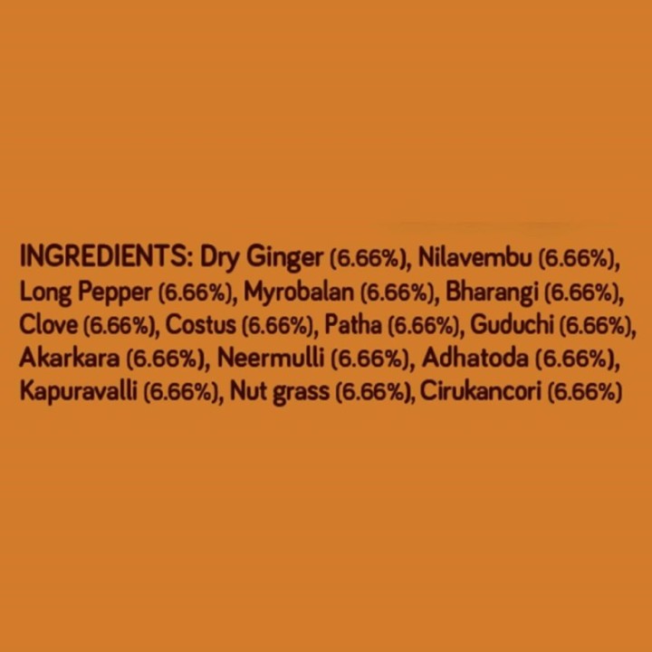 Killi Herbs & Spices Kabasura Kudineer Powder, (Viral Fever Immunity)