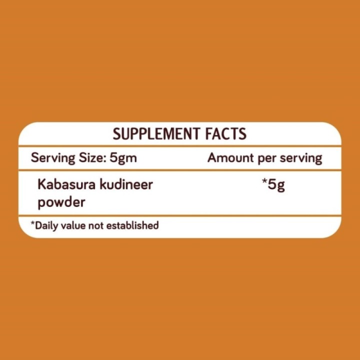 Killi Herbs & Spices Kabasura Kudineer Powder, (Viral Fever Immunity)