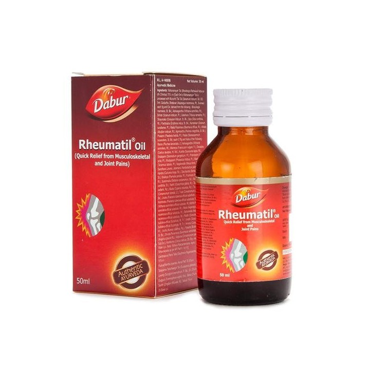 Dabur Rheumtail Oil for Joint & Muscle Pain Relief (50ml)