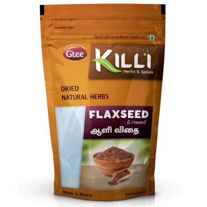 Killi Herbs & Spices Flaxseed Linseed (Alsi), (Rich in Omega-3 Fatty