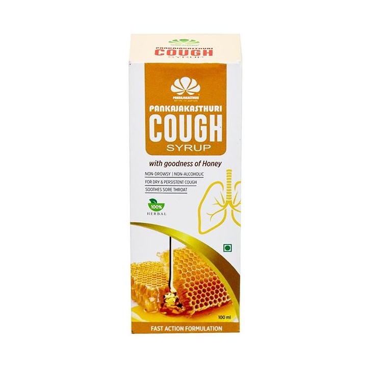 Pankajakasthuri Cough Syrup with Honey (100ml)