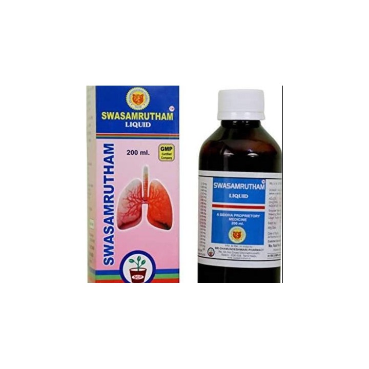 Swasamrutham Respiratory Liquid Syrup (200ml)