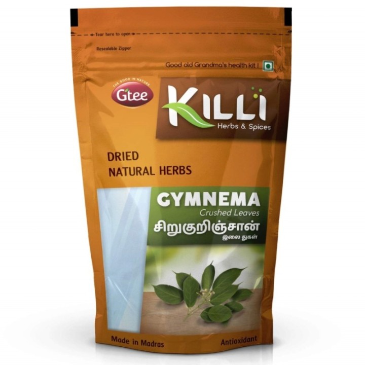 Killi Herbs & Spices Gymnema Crushed Leaves Powder, (Diabetes) 100g