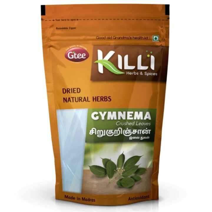 Killi Herbs & Spices Gymnema Crushed Leaves Powder, (Diabetes) 100g