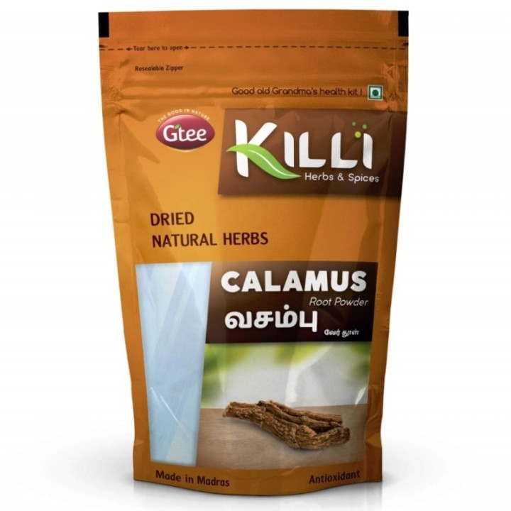 Killi Herbs & Spices Calamus Root Powder, (Enhances Speech) 100g