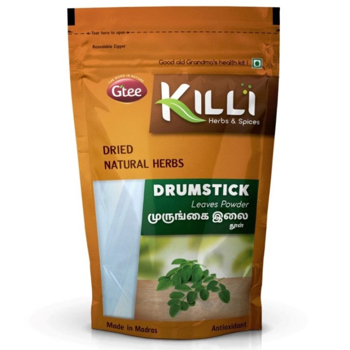 Killi Herbs & Spices Drumstick (Moringa) Leaves Powder, (High