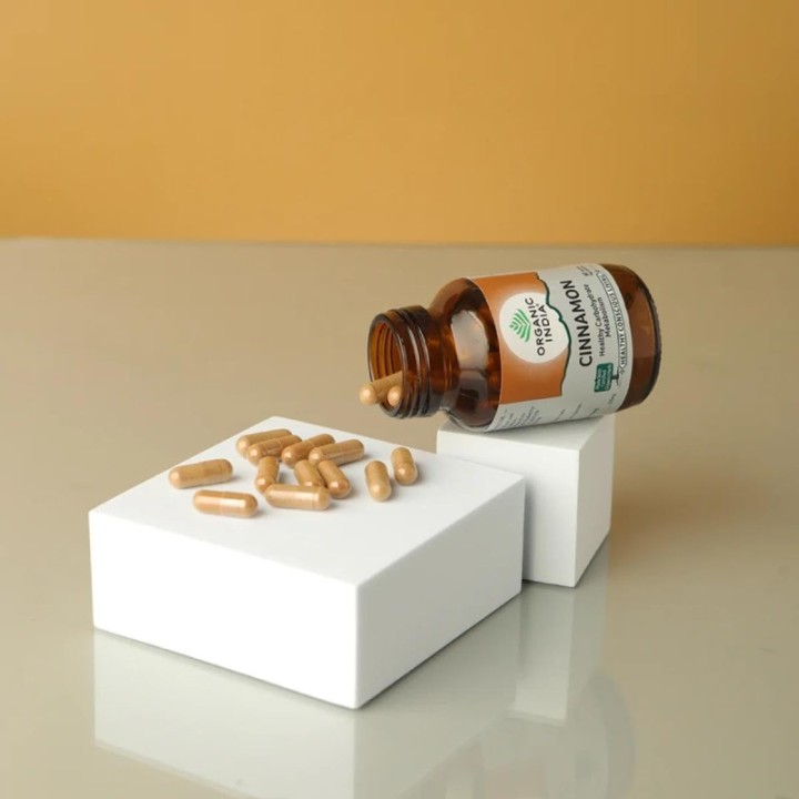 Organic India Cinnamon Capsules 60s