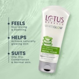 Lotus Herbals Whiteglow 3 In 1 Facial Foam 100g