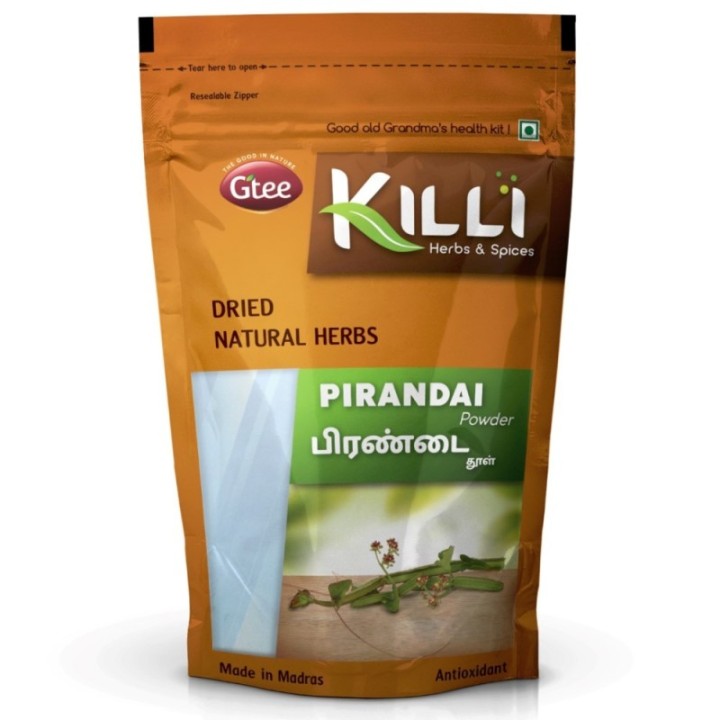 Killi Herbs & Spices Pirandai Powder (Hadjod, Veld Grape), (Joint