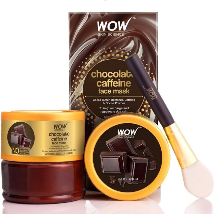 Wow Skin Science Chocolate Caffeine Face Mask (200ml)