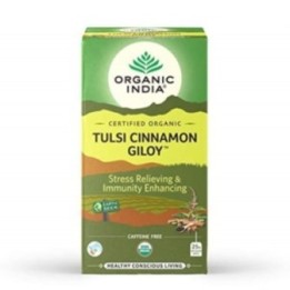 Organic India Tulsi Cinnamon Giloy Stress Relieving & Immunity