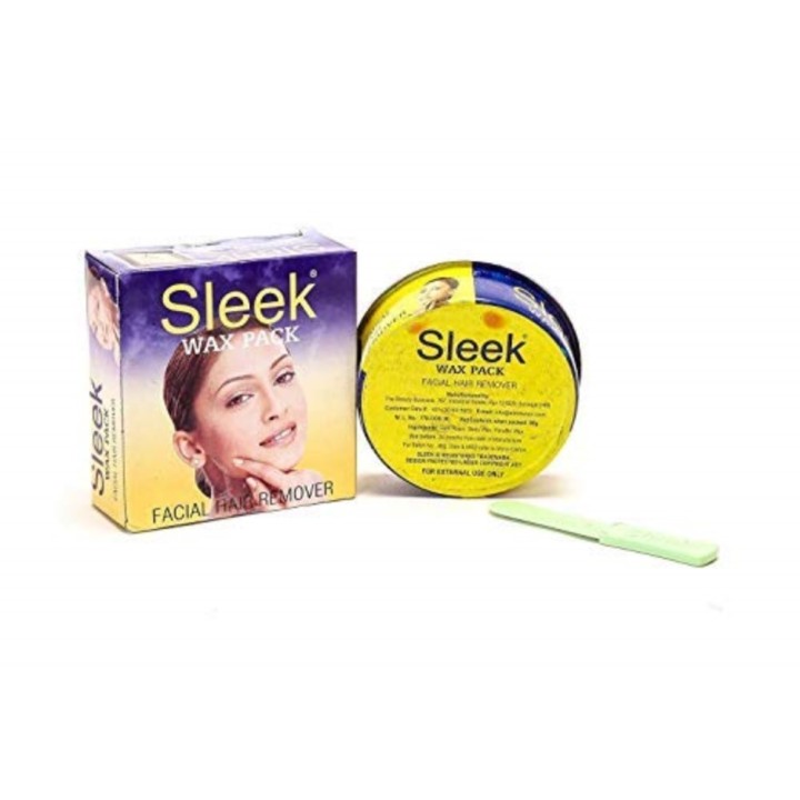Sleek Wax Pack Facial Hair Remover 80g