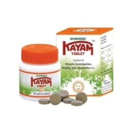 Kayam Tablets Useful in Chronic Constipation, Acidity, Gas, Headache