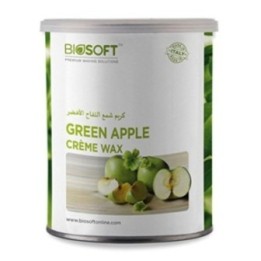Biosoft Premium Waxing Solutions Green Apple Creme Wax 800ml